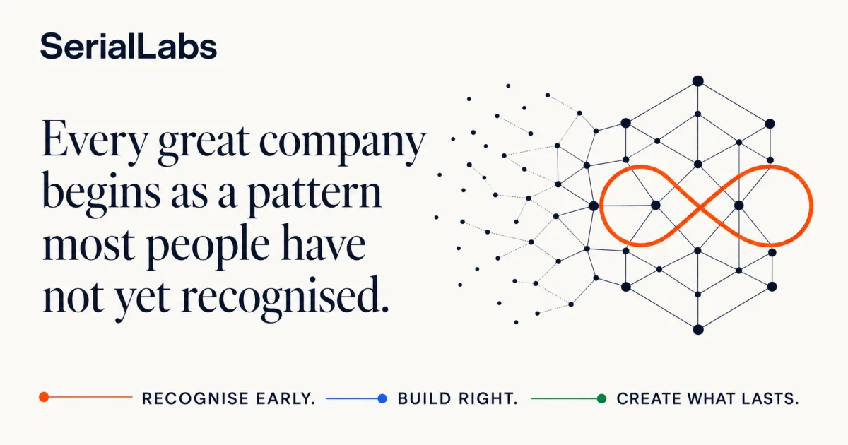 Fragmented signals becoming a connected system around the SerialLabs mark